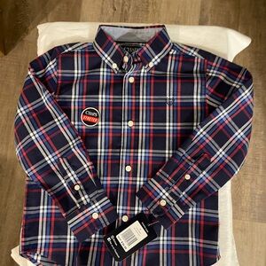 Boys size 5 long sleeve button down shirt